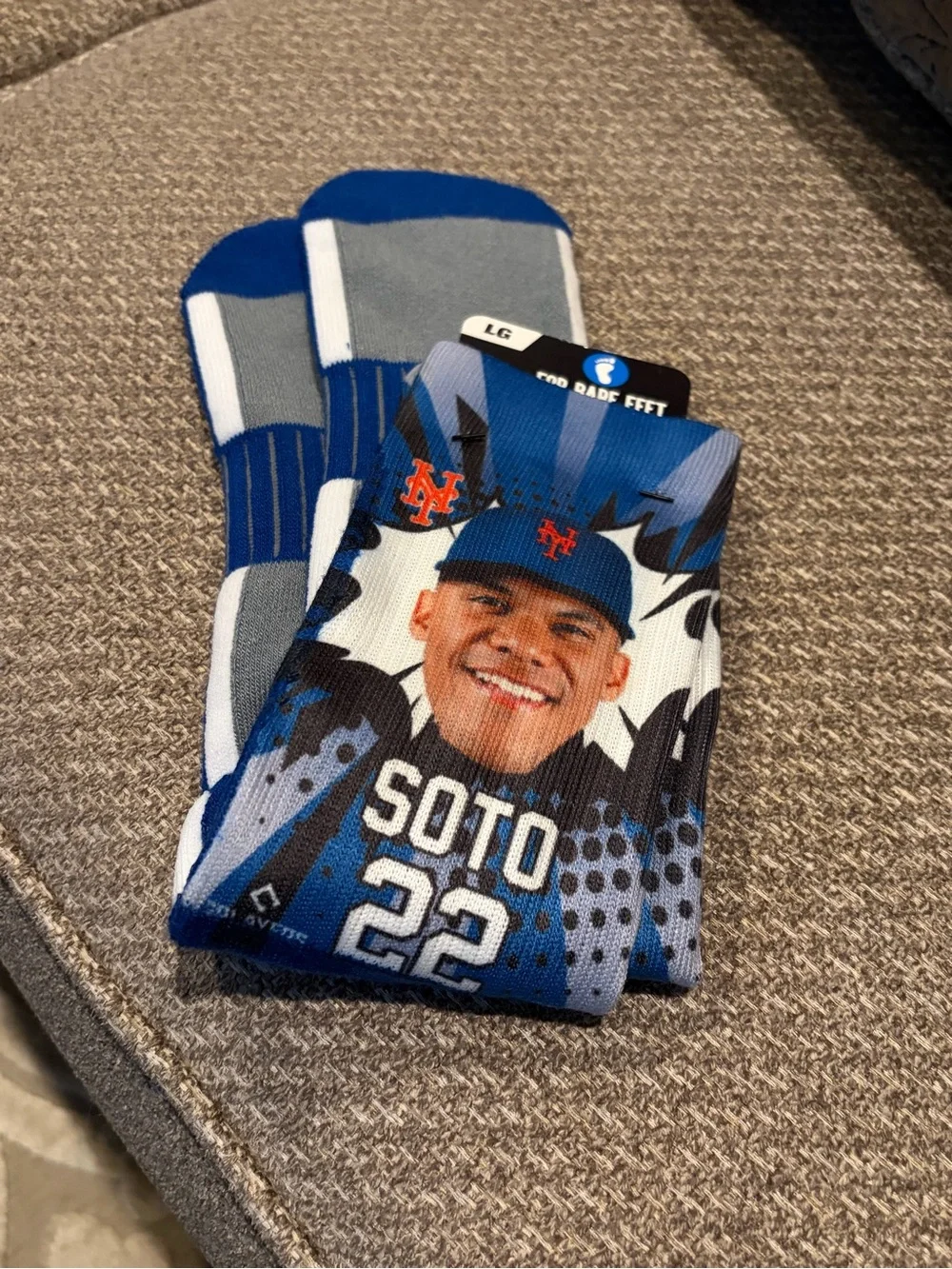 NY Mets Juan Soto Graphic Men’s Socks